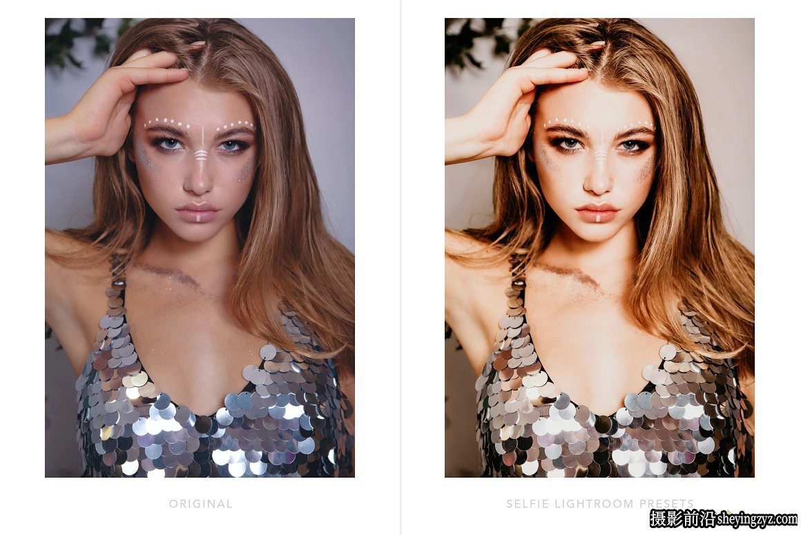时尚通透网红自拍人像手机LR预设Selfie Mobile Lightroom Presets