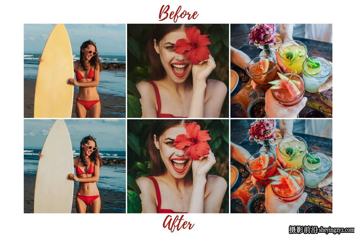 时尚旅拍写真人像调色Lightroom预设 HAWAII Lightroom Presets