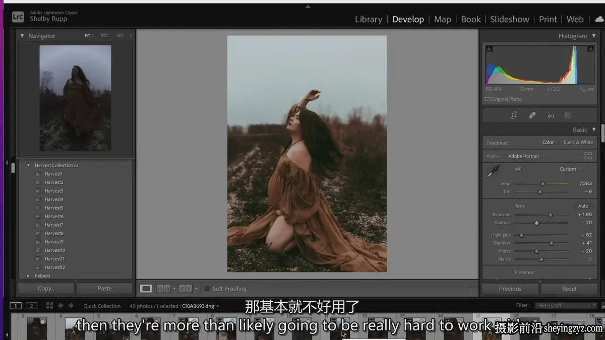 Shelby Rupp《母性的美丽》家庭儿童孕妇摄影及后期-独家精翻中英字幕