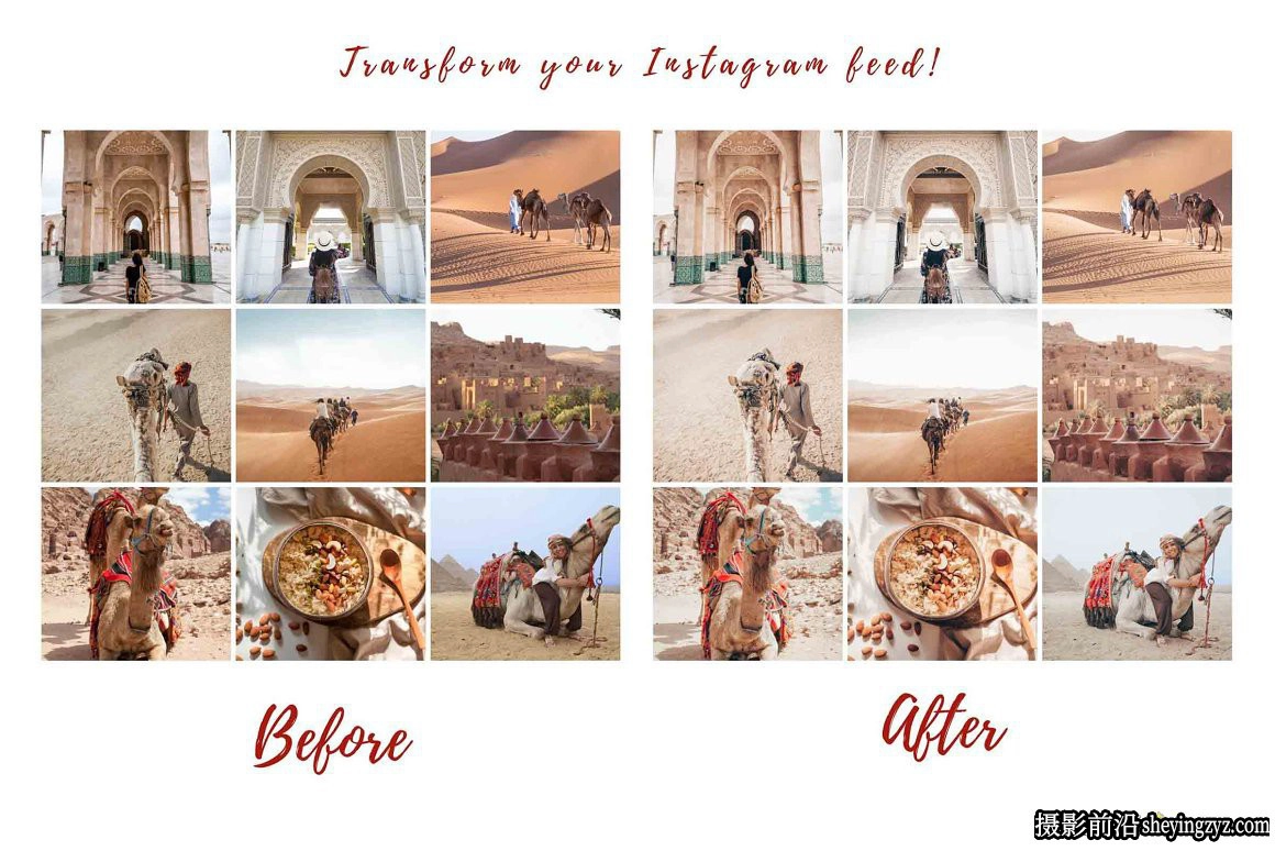 沙漠旅拍人文风光胶片Lightroom预设MOROCCO Lightroom Presets