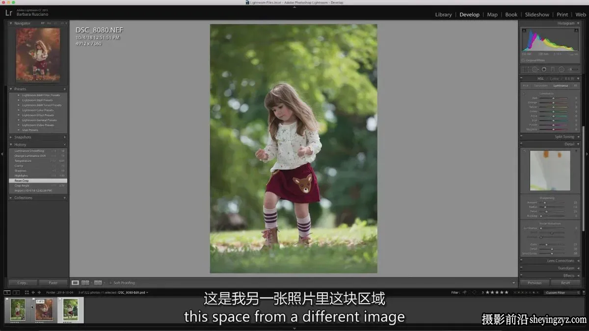 “为佛罗里达带来秋天”儿童摄影后期编辑教程-独家精翻中英字幕