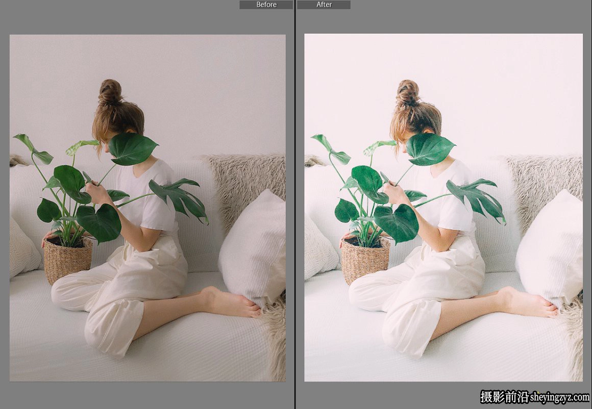 明亮清新通透私房人像Lightroom预设 Bright White Lightroom Preset