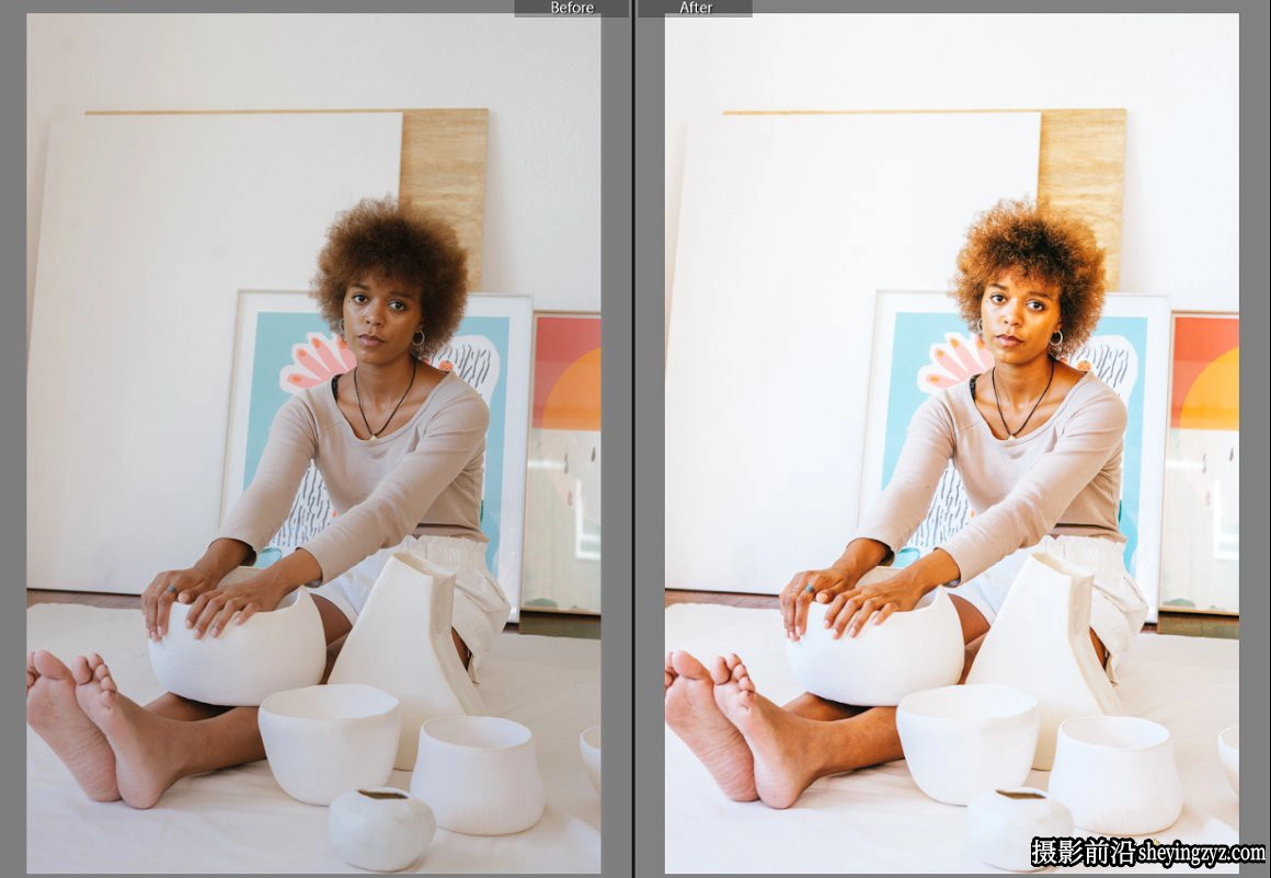 明亮清新通透私房人像Lightroom预设 Bright White Lightroom Preset