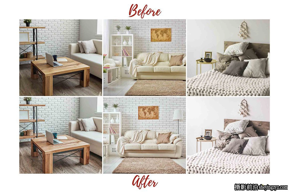 简约精致室内空间摄影Lightroom预设 Lightroom Presets INTERIOR