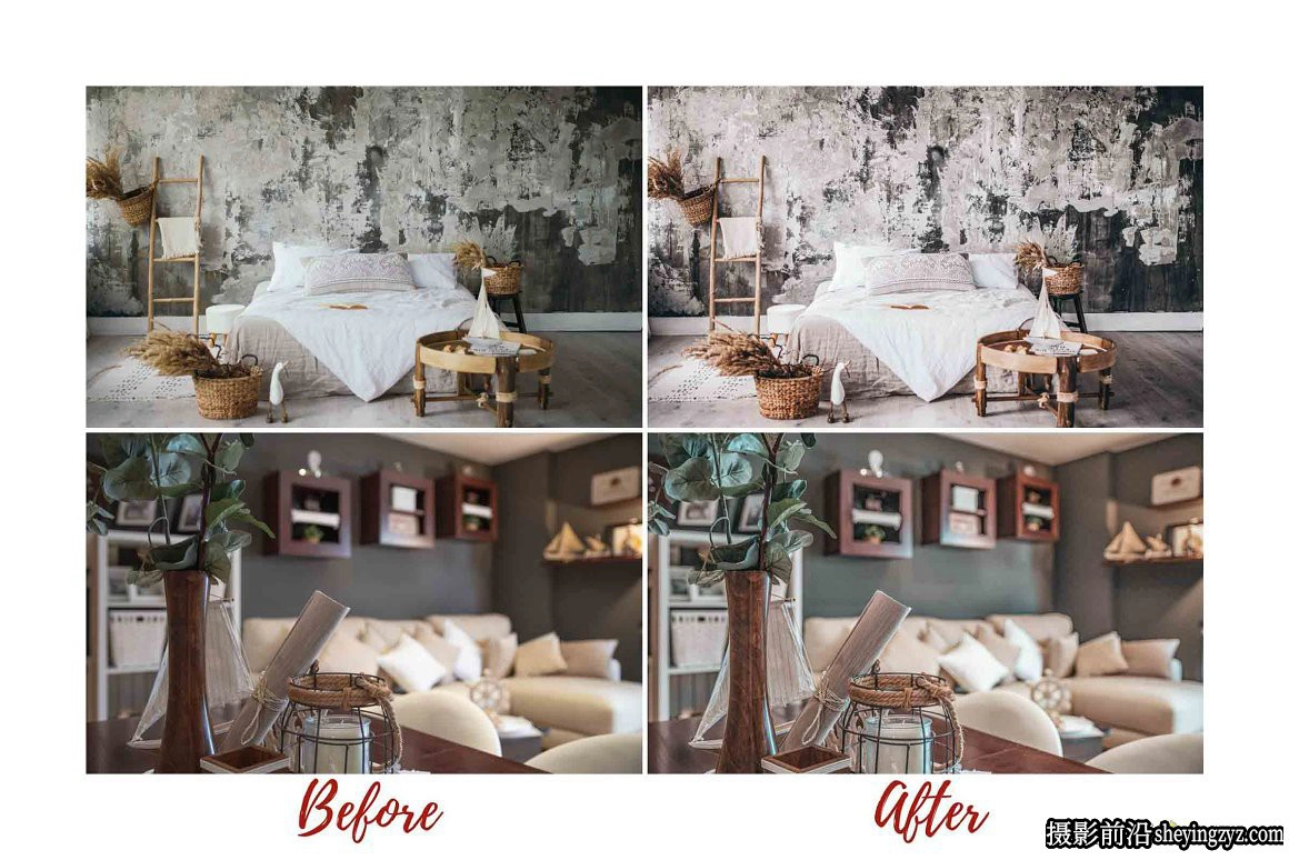 简约精致室内空间摄影Lightroom预设 Lightroom Presets INTERIOR