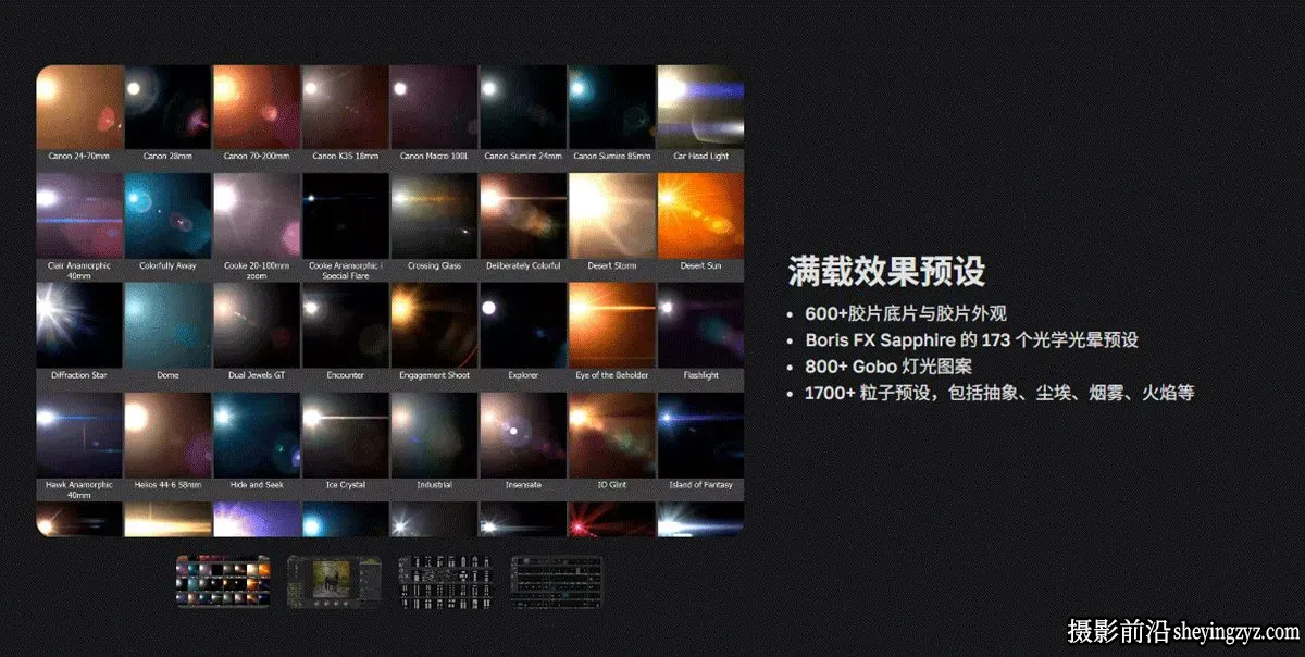 Boris FX Optics 2026.5.2中文汉化版电影胶片光影粒子特效插件
