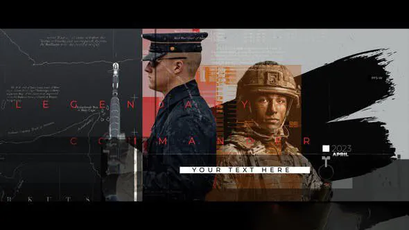 免费AE模板-科技感历史幻灯片片头画模板VH-49042322.
