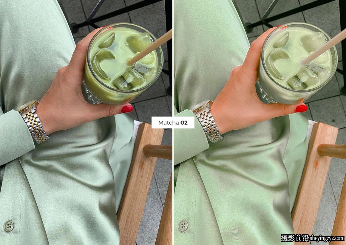 时尚工作室清新抹茶绿人像调色LR预设 MATCHA Lightroom Presets