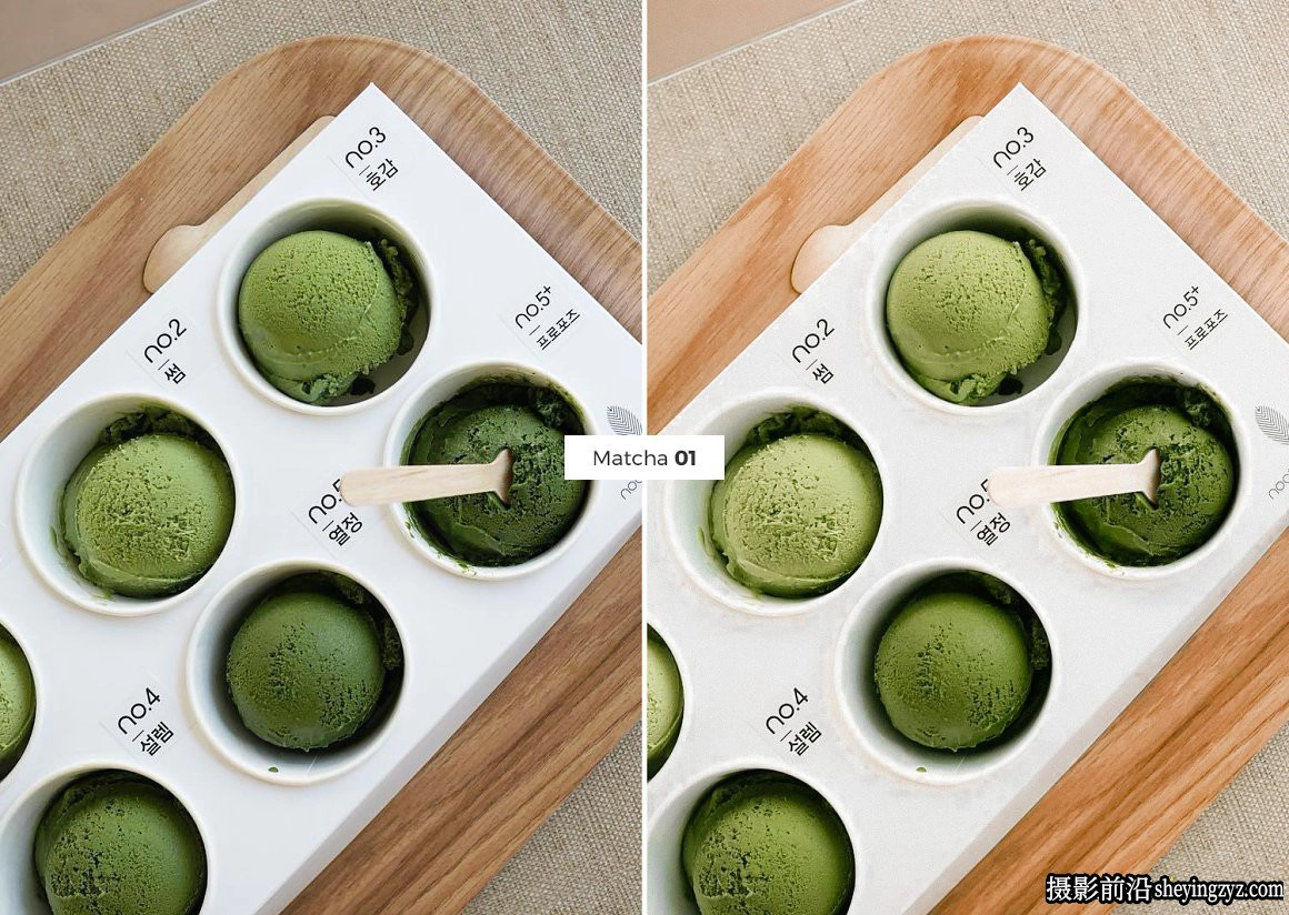 时尚工作室清新抹茶绿人像调色LR预设 MATCHA Lightroom Presets