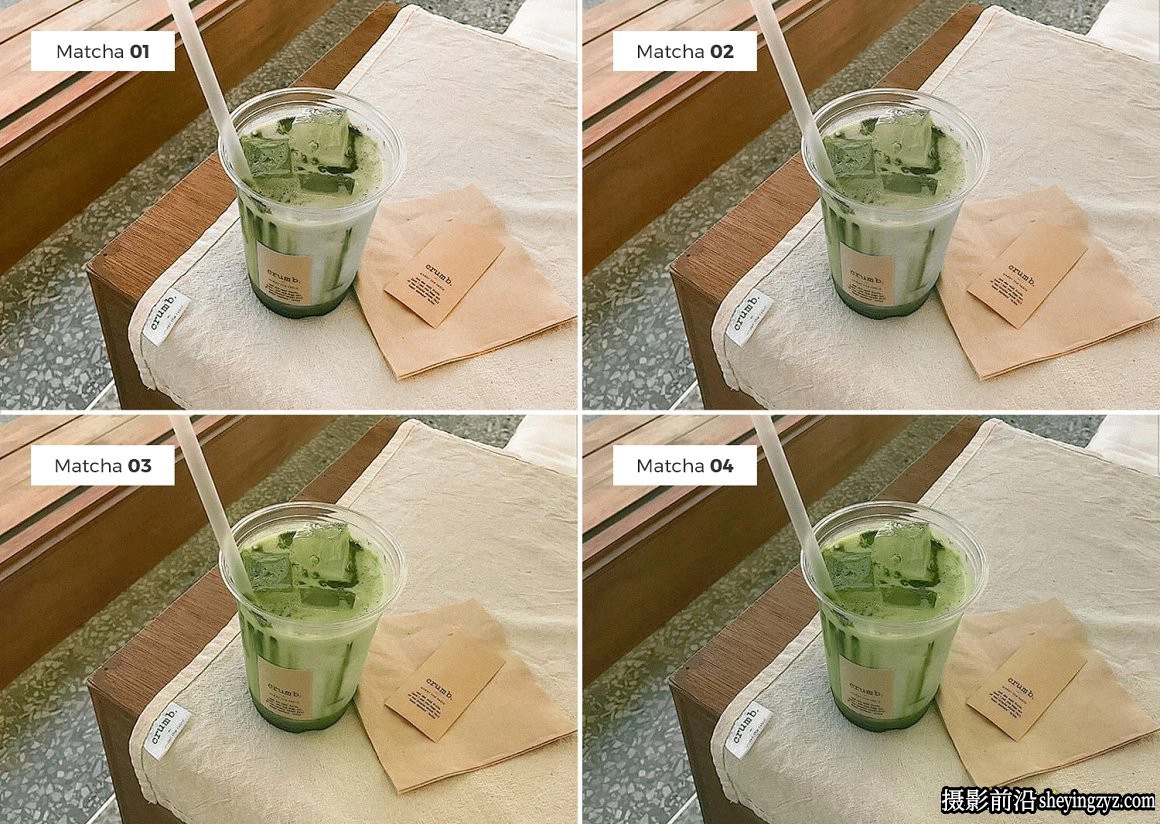 时尚工作室清新抹茶绿人像调色LR预设 MATCHA Lightroom Presets