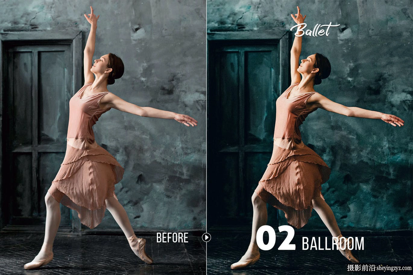芭蕾舞蹈剧院人像调色LR预设Presetrain - Ballet Artistic Presets