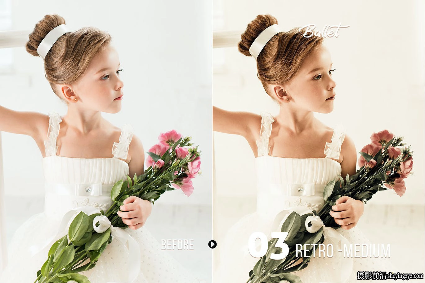 芭蕾舞蹈剧院人像调色LR预设Presetrain - Ballet Artistic Presets