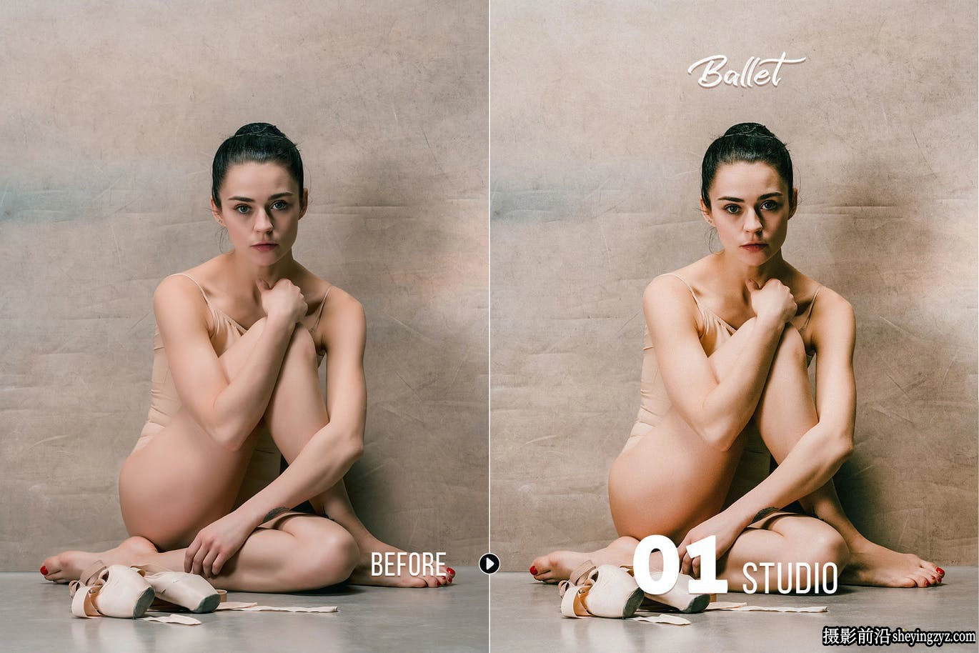 芭蕾舞蹈剧院人像调色LR预设Presetrain - Ballet Artistic Presets