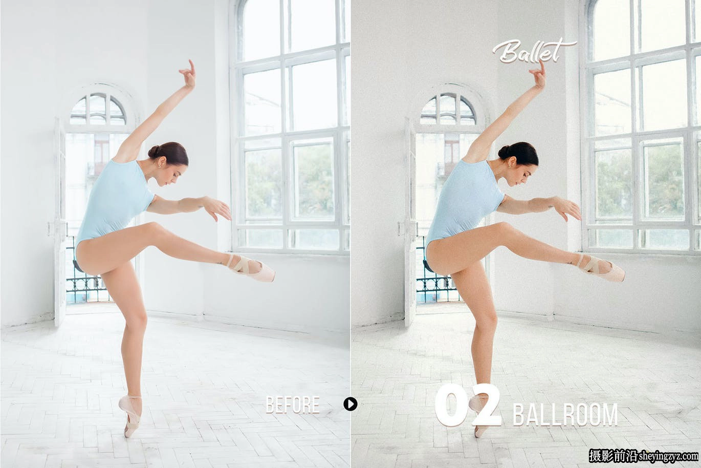 芭蕾舞蹈剧院人像调色LR预设Presetrain - Ballet Artistic Presets
