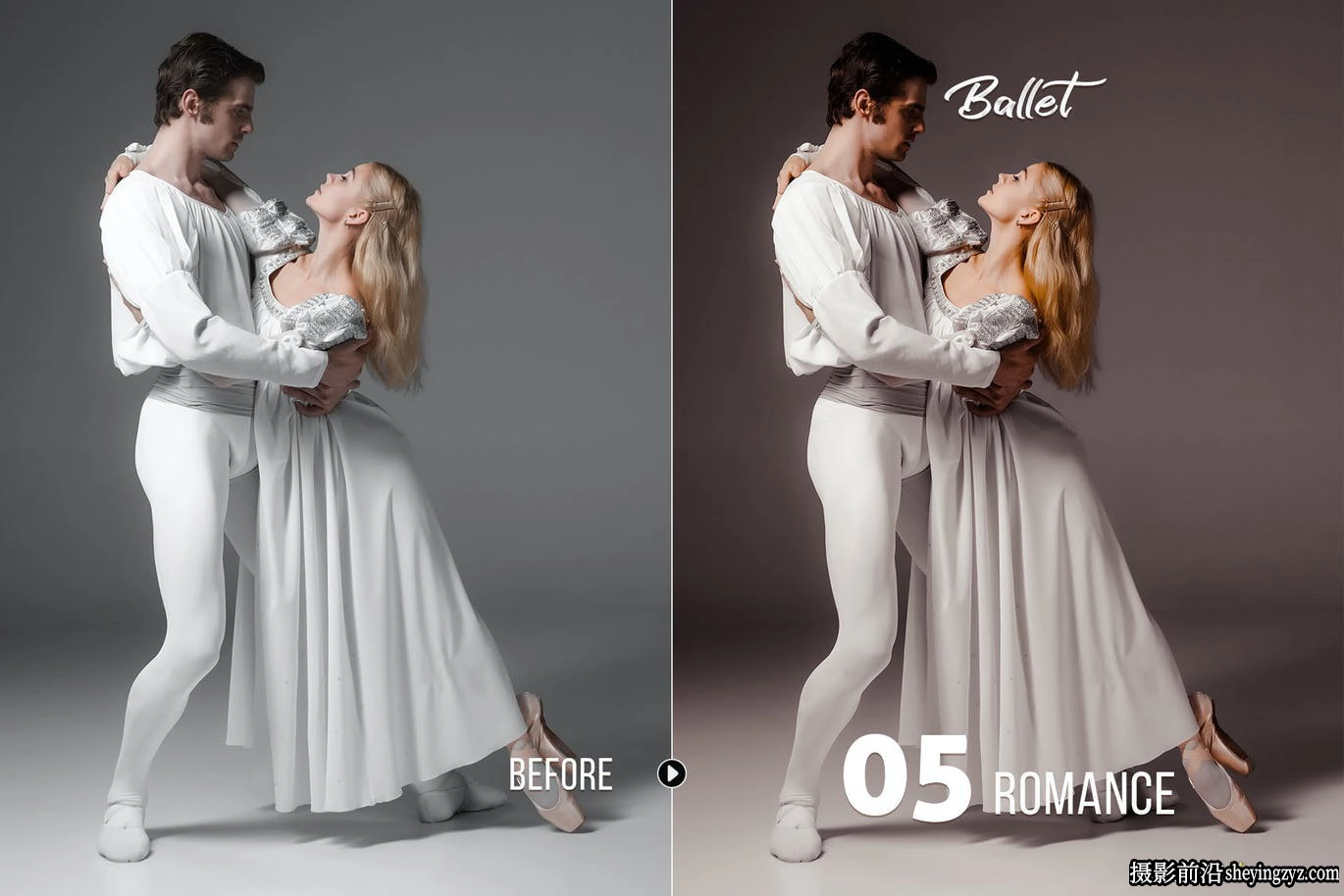 芭蕾舞蹈剧院人像调色LR预设Presetrain - Ballet Artistic Presets