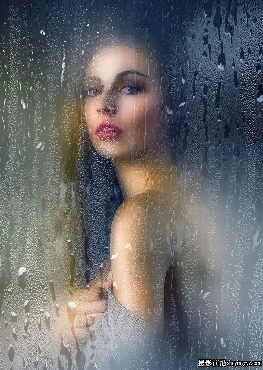 下雨天朦胧玻璃水珠PS动作Rainy Day Photoshop Action(附视频教程)