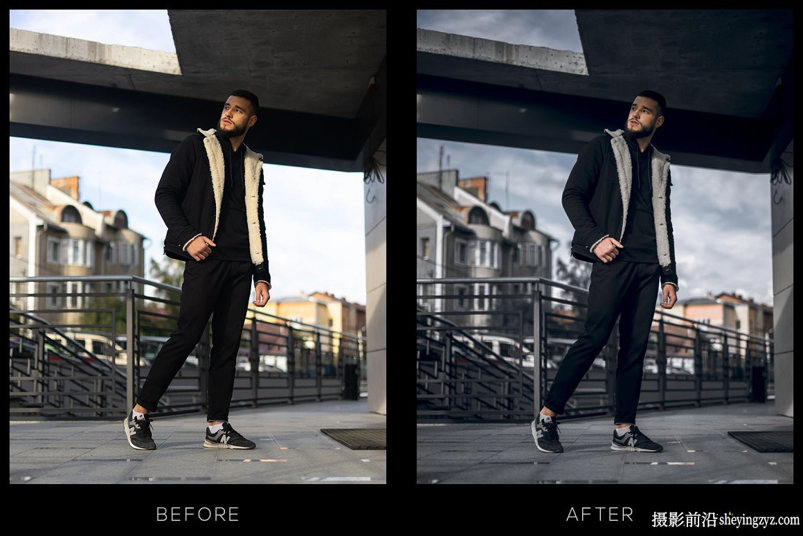 黑暗城市街道质感电影胶片LR预设 Dark style Lightroom presets
