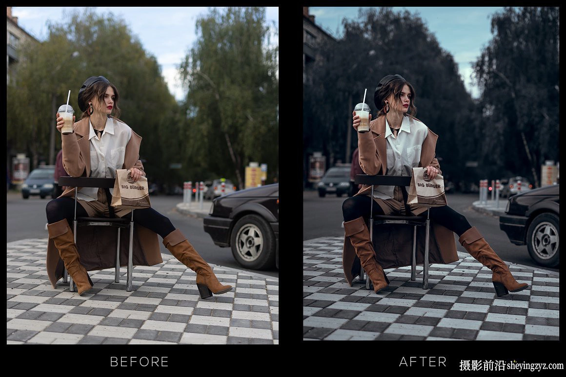 黑暗城市街道质感电影胶片LR预设 Dark style Lightroom presets