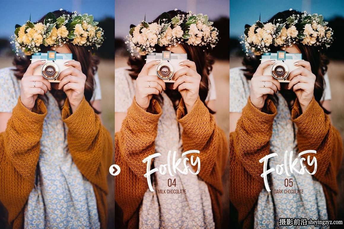 户外自然柔和色调人像婚礼Lightroom预设 Folksy Lightroom Presets