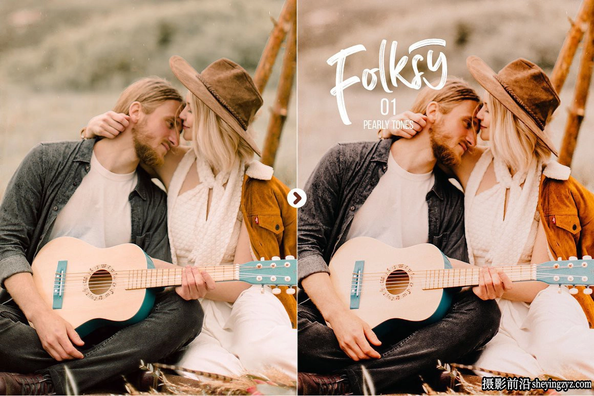 户外自然柔和色调人像婚礼Lightroom预设 Folksy Lightroom Presets