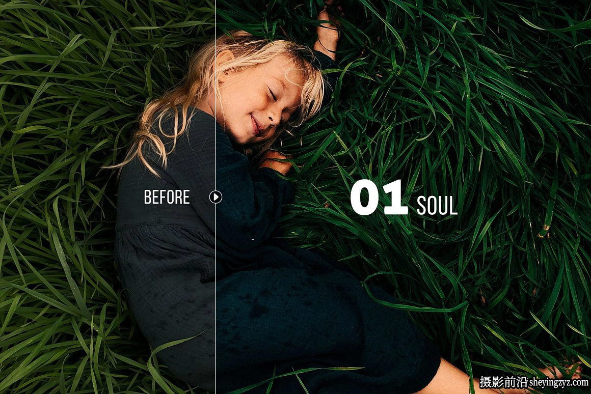 清新森系人像调色Lightroom预设 Sea of Grass Portrait Presets