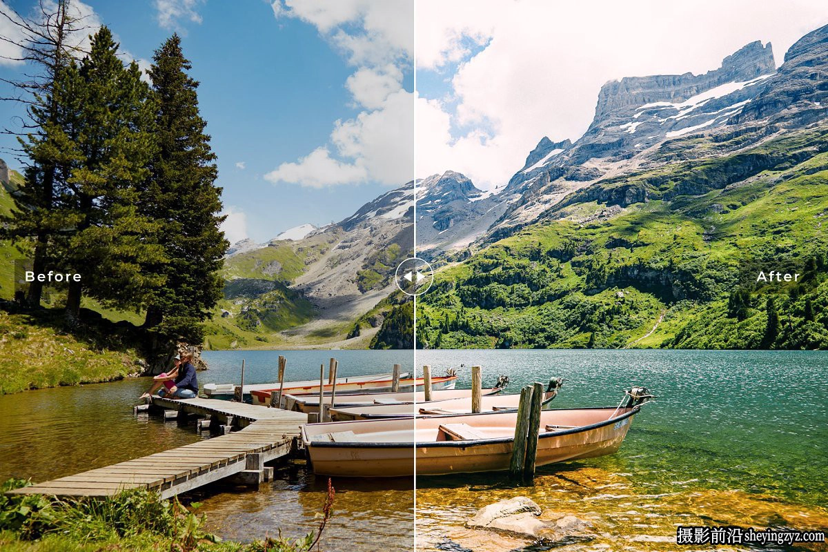 阿尔卑斯山旅拍风光人像Lightroom预设 Swiss Alps Lightroom Presets
