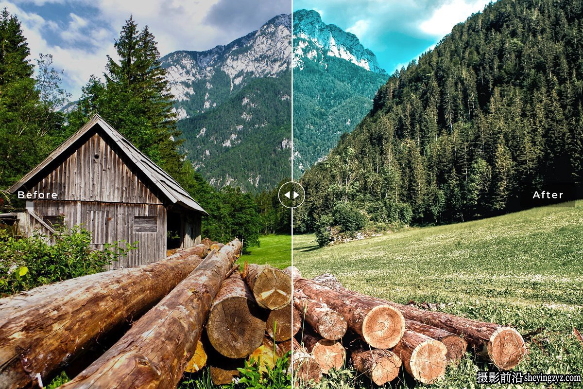 阿尔卑斯山旅拍风光人像Lightroom预设 Swiss Alps Lightroom Presets