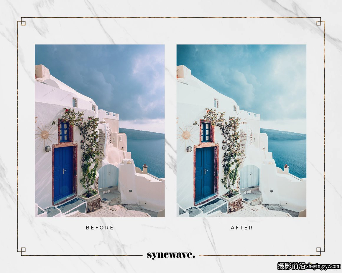 圣托里尼复古人文旅拍Lightroom预设 Santorini Lightroom Presets