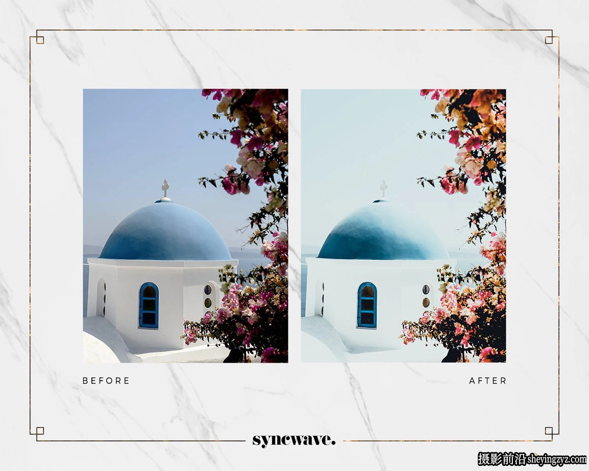 圣托里尼复古人文旅拍Lightroom预设 Santorini Lightroom Presets