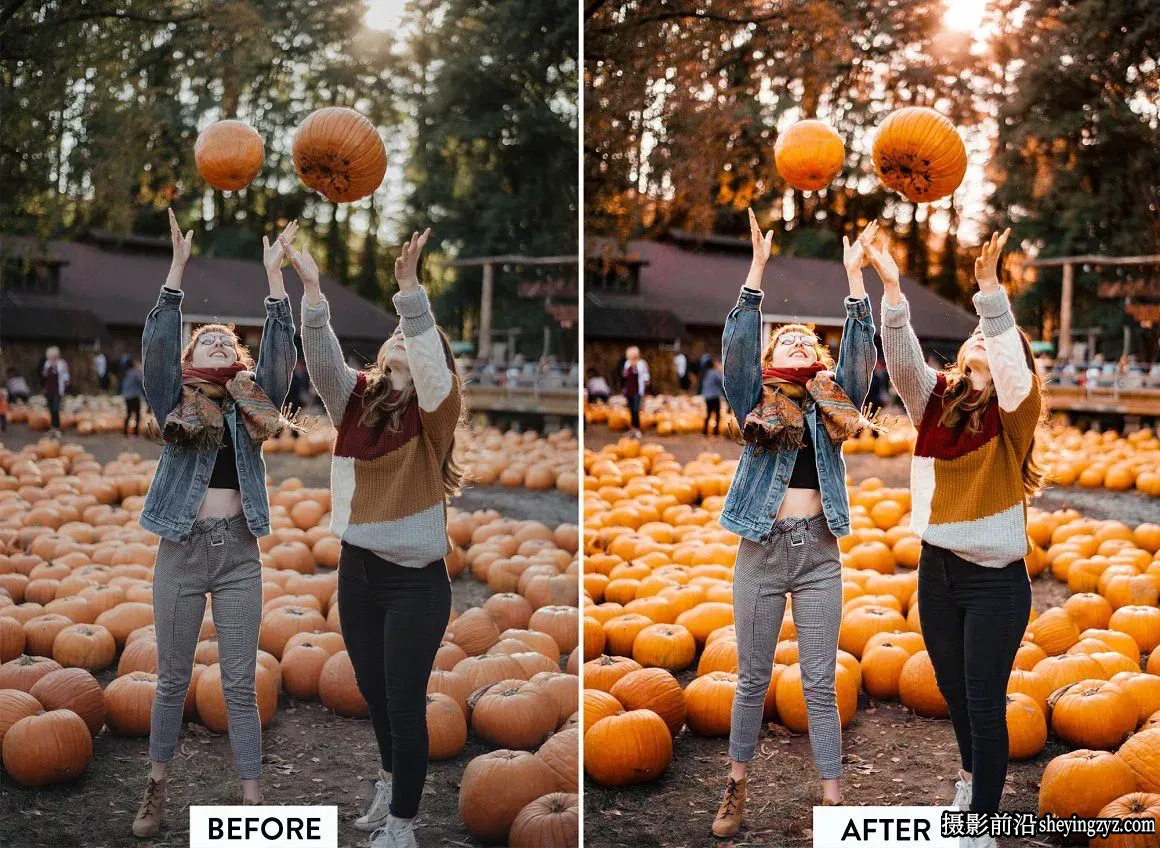 秋季人像通透暖色调免费Lightroom预设 PUMPKIN PIE Lightroom Preset