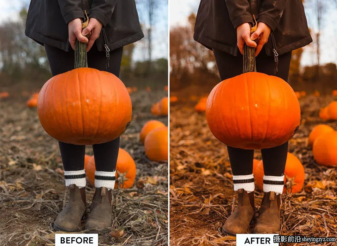 秋季人像通透暖色调免费Lightroom预设 PUMPKIN PIE Lightroom Preset