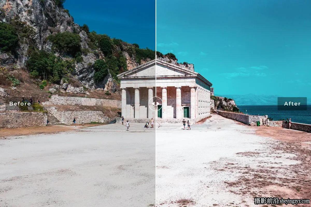 网红旅拍风光人像免费lr预设 Ionian Islands Lightroom Presets
