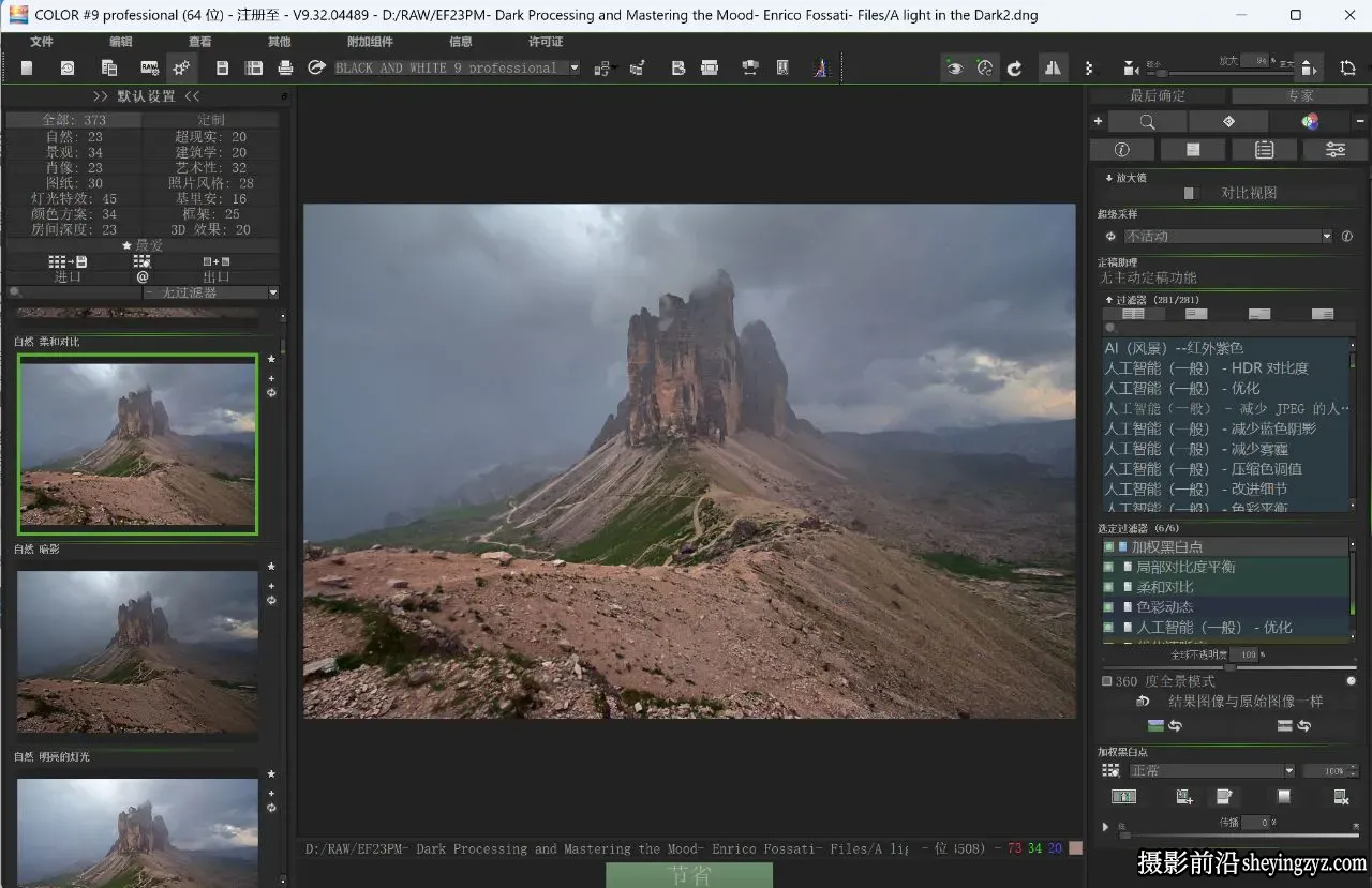 专业调色PS插件 Franzis COLOR projects professional 9.32 WIN中文版
