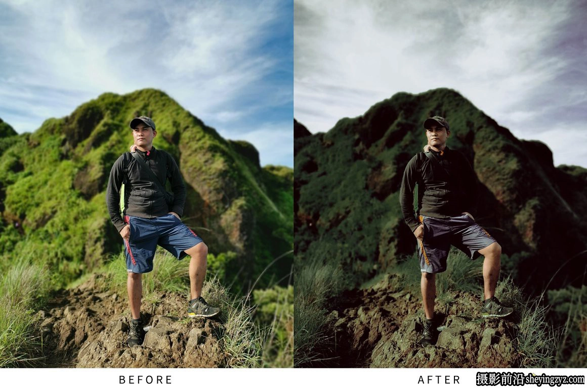 旅拍风光电影情绪胶片Lightroom预设Dark Moody Lightroom Presets