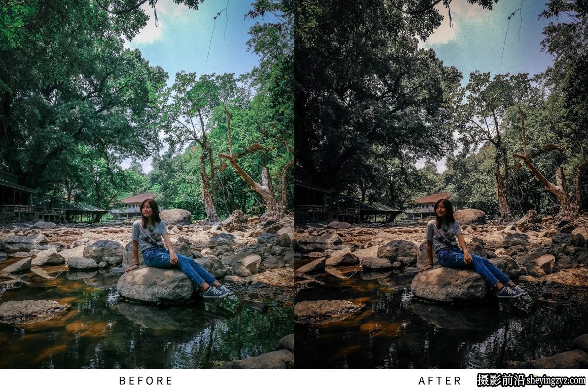 旅拍风光电影情绪胶片Lightroom预设Dark Moody Lightroom Presets
