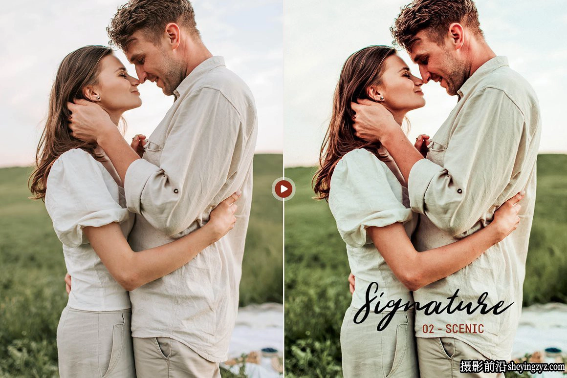 婚礼订婚,情侣爱情故事人像LR调色预设 Signature Lightroom Presets