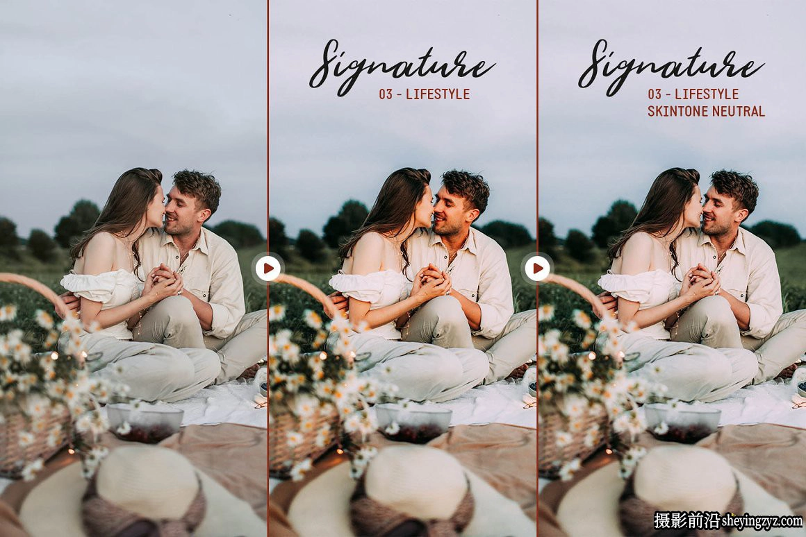 婚礼订婚,情侣爱情故事人像LR调色预设 Signature Lightroom Presets