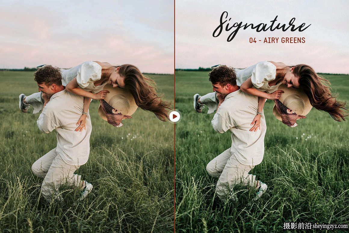 婚礼订婚,情侣爱情故事人像LR调色预设 Signature Lightroom Presets