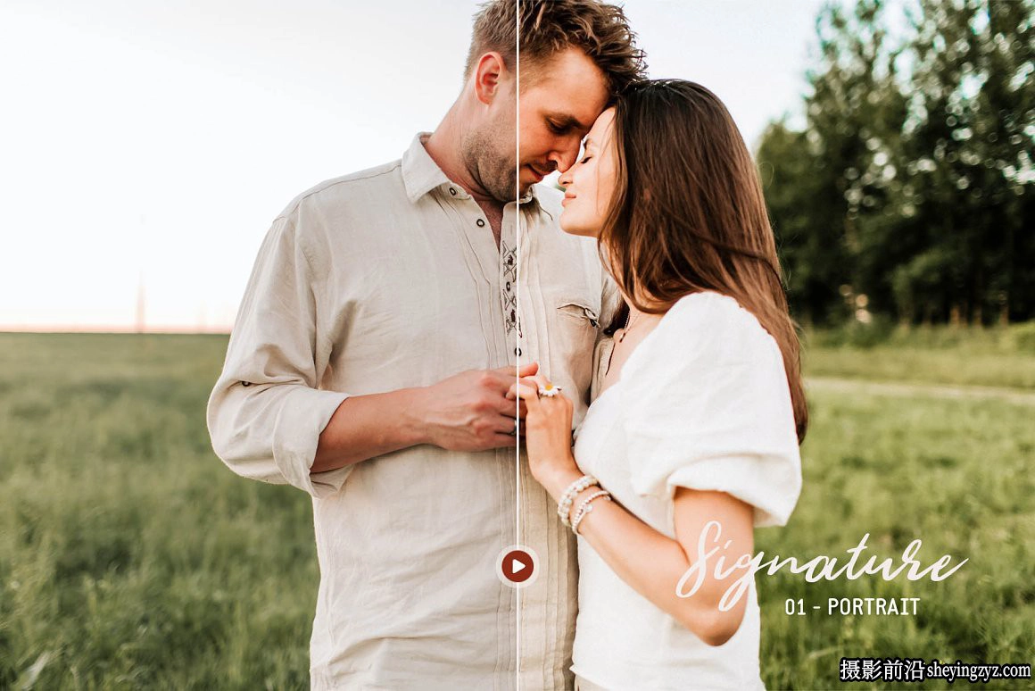 婚礼订婚,情侣爱情故事人像LR调色预设 Signature Lightroom Presets