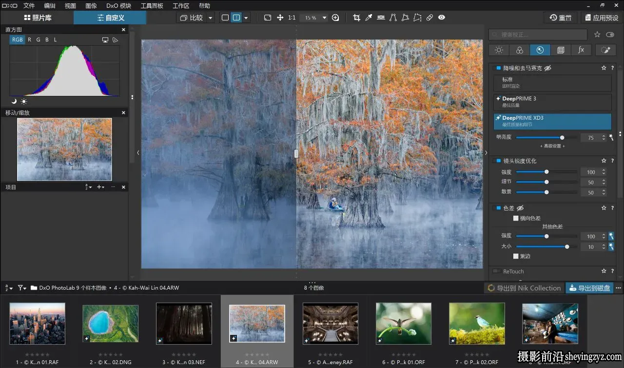 DxO PhotoLab 10.1.0.42 正式版 RAW图像AI智能编辑软件WINX64中文版