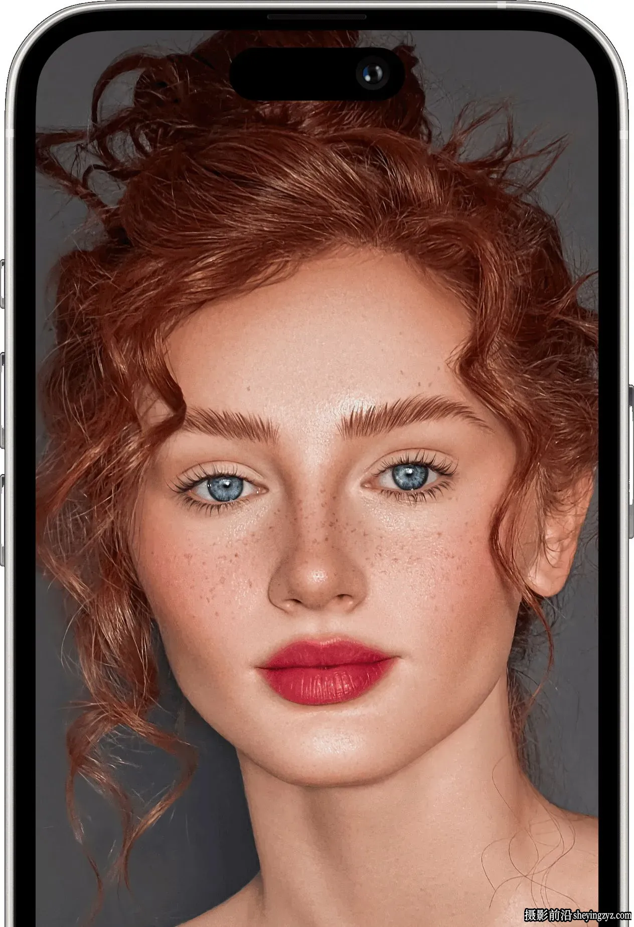 iPhone手机高端美容质感商业人像摄影修图视频课程-独家精翻中英字幕