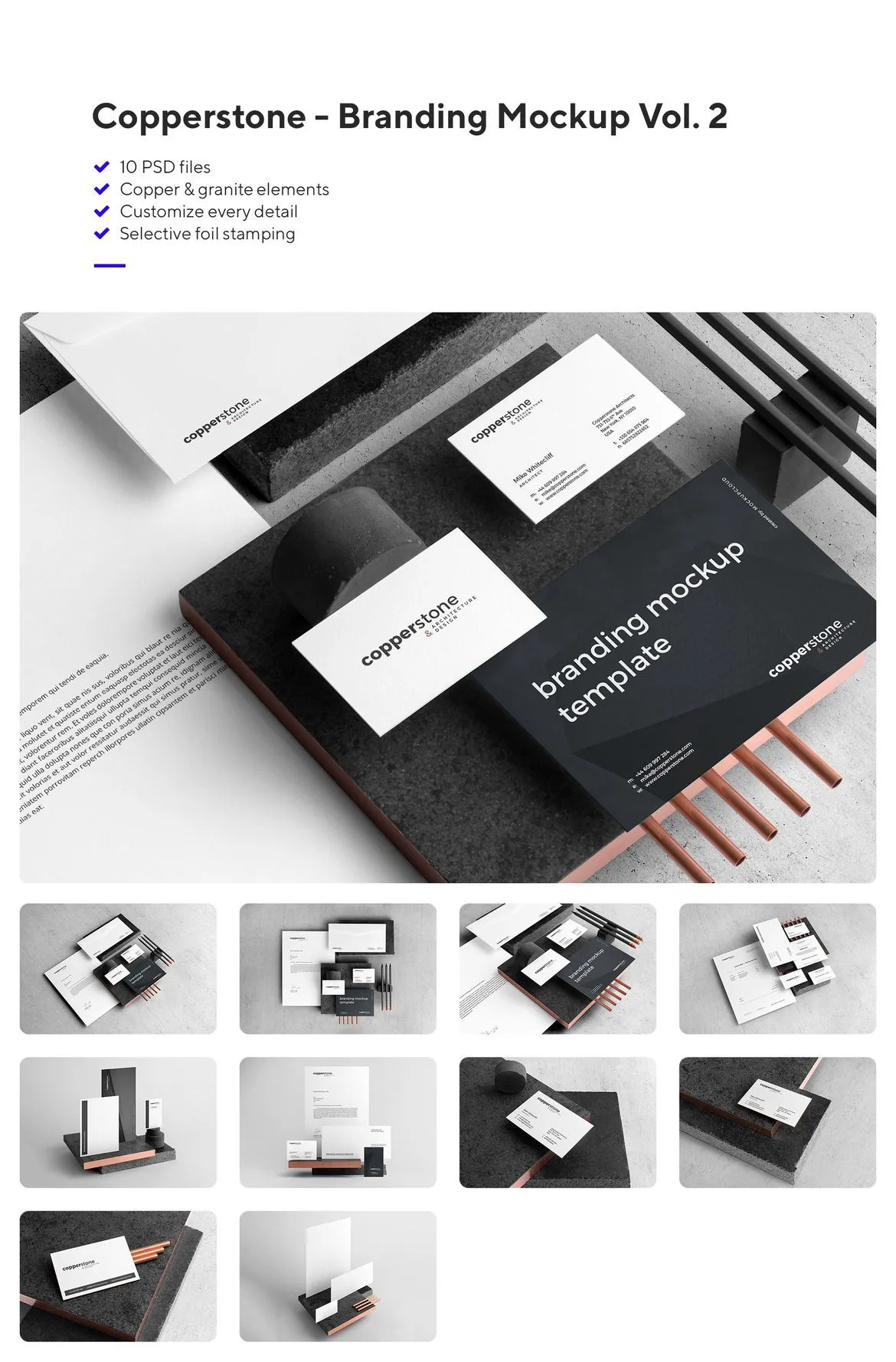 MockupCloud - 超过300个专业企业文具品牌展示PSD样机模型大合集