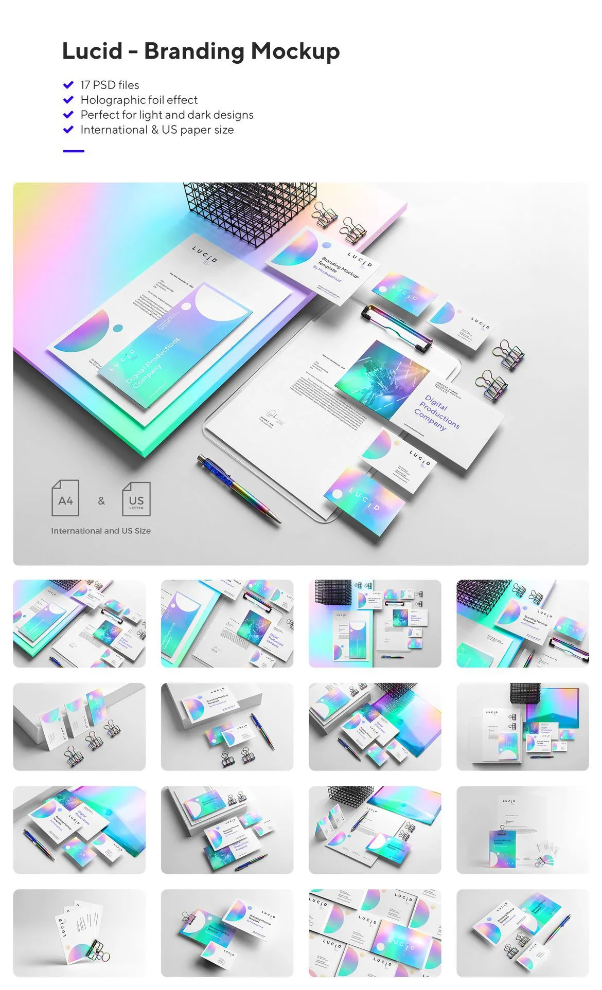 MockupCloud - 超过300个专业企业文具品牌展示PSD样机模型大合集