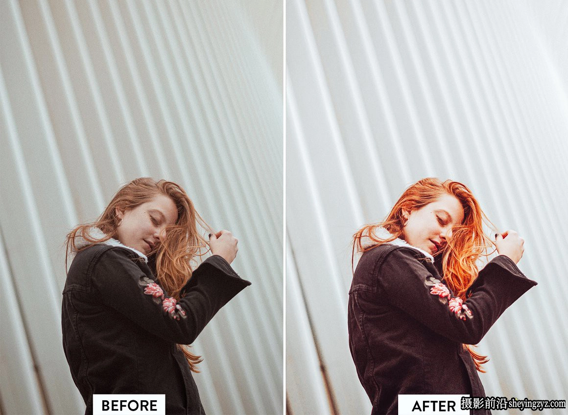 10种时尚人像通透暖色调调色Lightroom 预设 REDHEAD Lightroom Preset