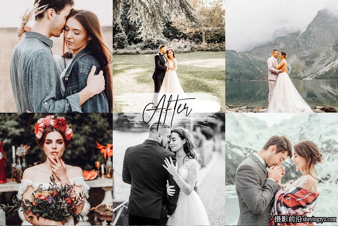 10种订婚电影婚礼情绪人像Lightroom预设 Weddings Lightroom Presets