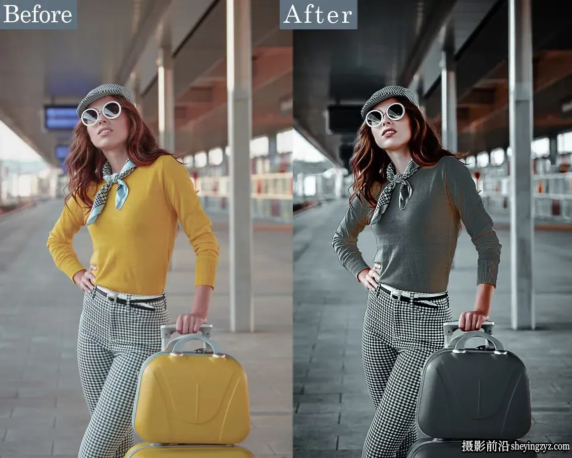工业风黑金胶片电影人像LR预设 Artistic Metal Lightroom Presets