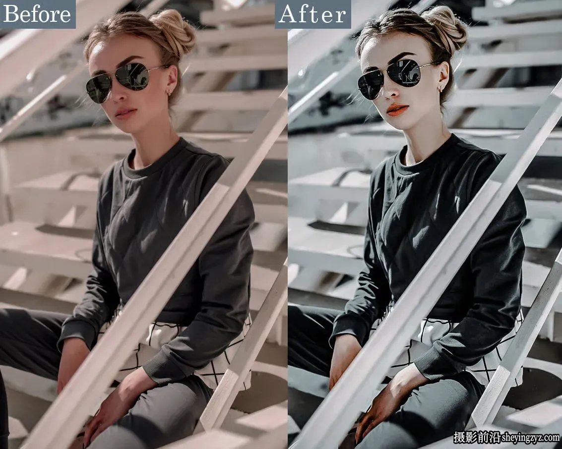 工业风黑金胶片电影人像LR预设 Artistic Metal Lightroom Presets