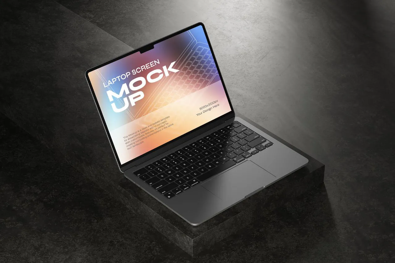 8种真实MacBook苹果笔记本电脑屏幕PS样机模型套装