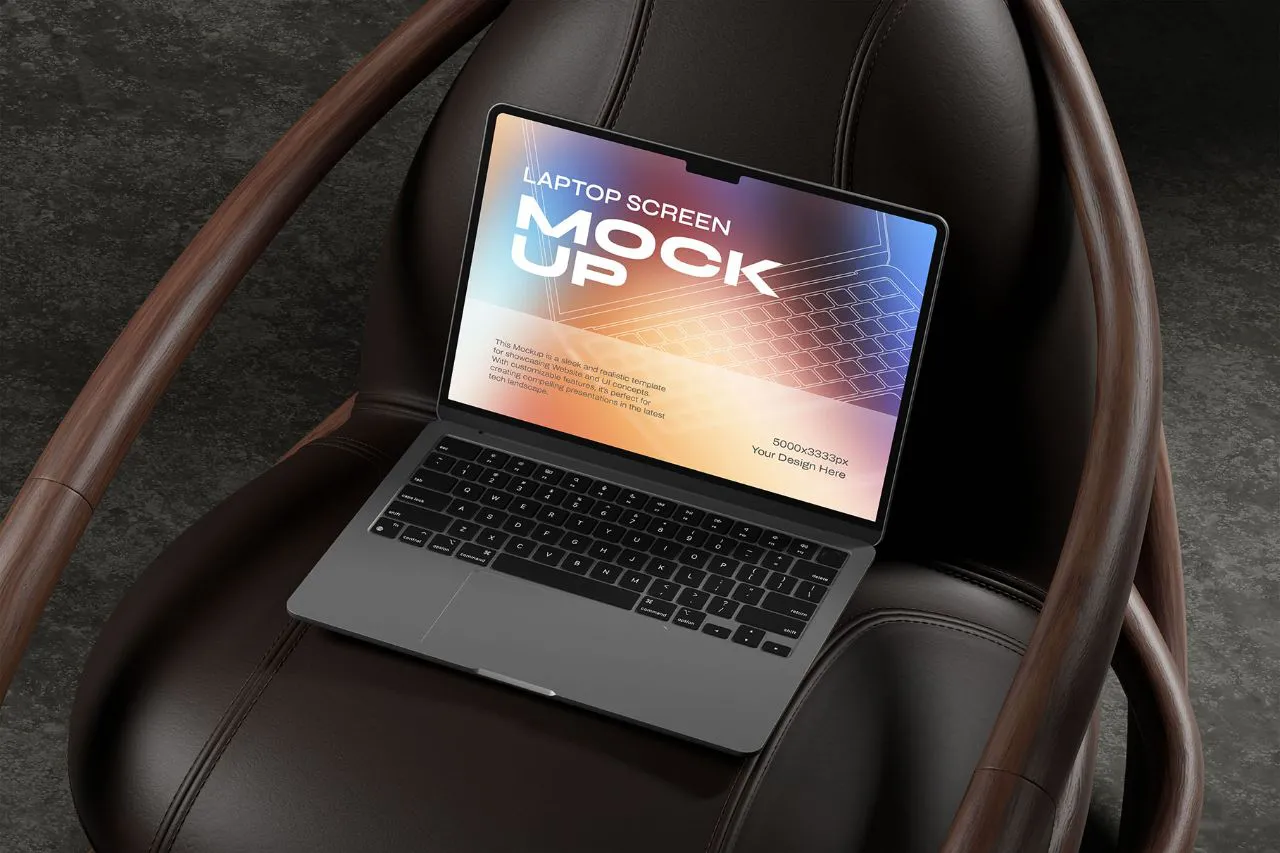 8种真实MacBook苹果笔记本电脑屏幕PS样机模型套装