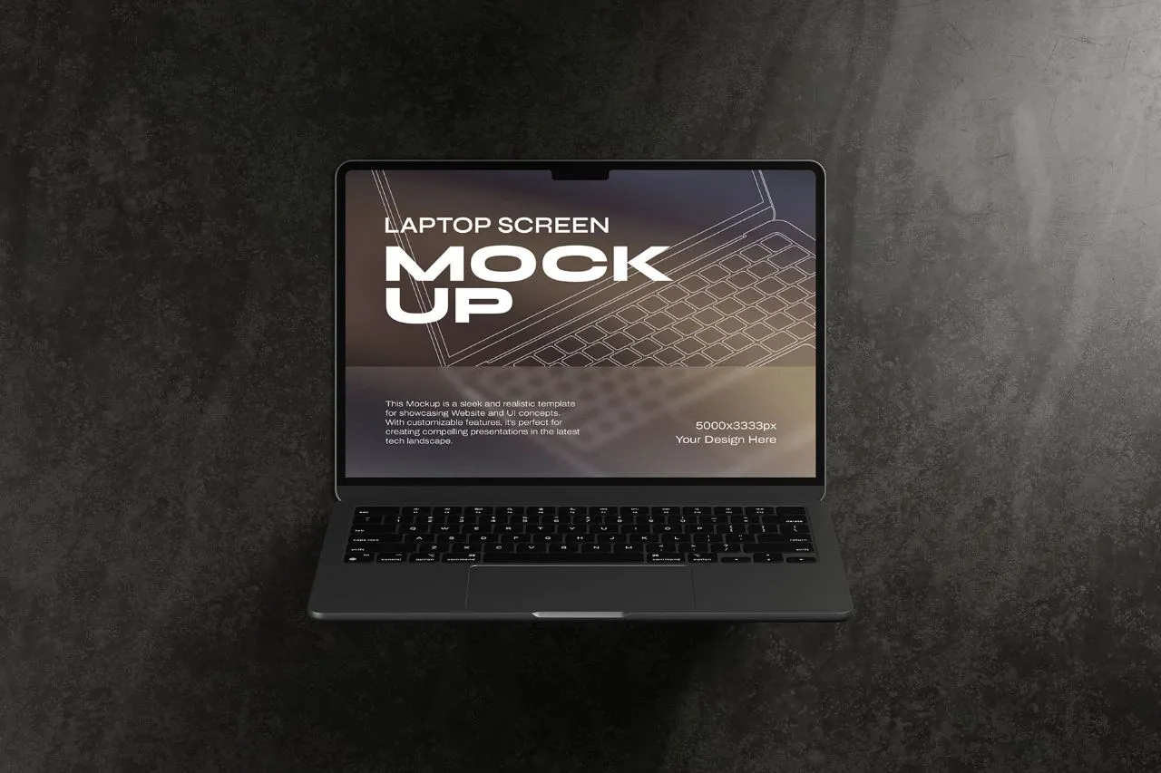 8种真实MacBook苹果笔记本电脑屏幕PS样机模型套装
